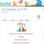 Our Family World, Blog Hop, July 2011