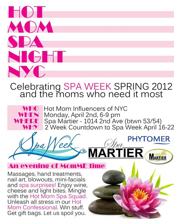 Hot Mom Spa Night 2012