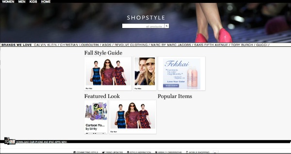 ShopStyle Website Re-Design Review