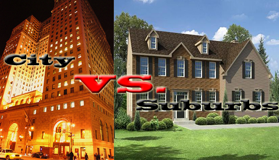 City vs. Suburbs: Showdown!