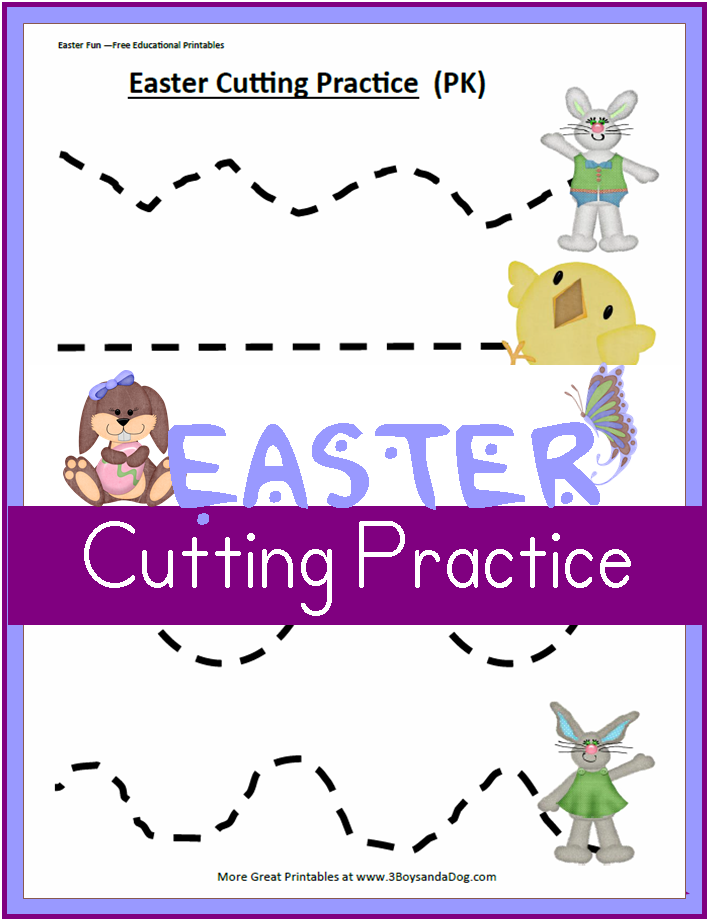 Easter-Preschool-Cutting-Practice